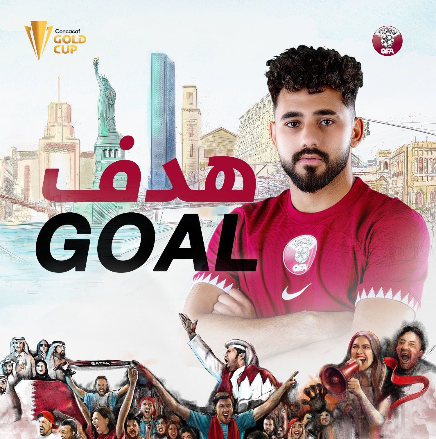 México vs Qatar Hazem Ahmed copa oro