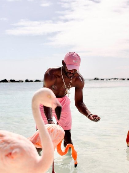 Las lujosas vacaciones del boxeador en Aruba (Instagram: @floydmayweather)