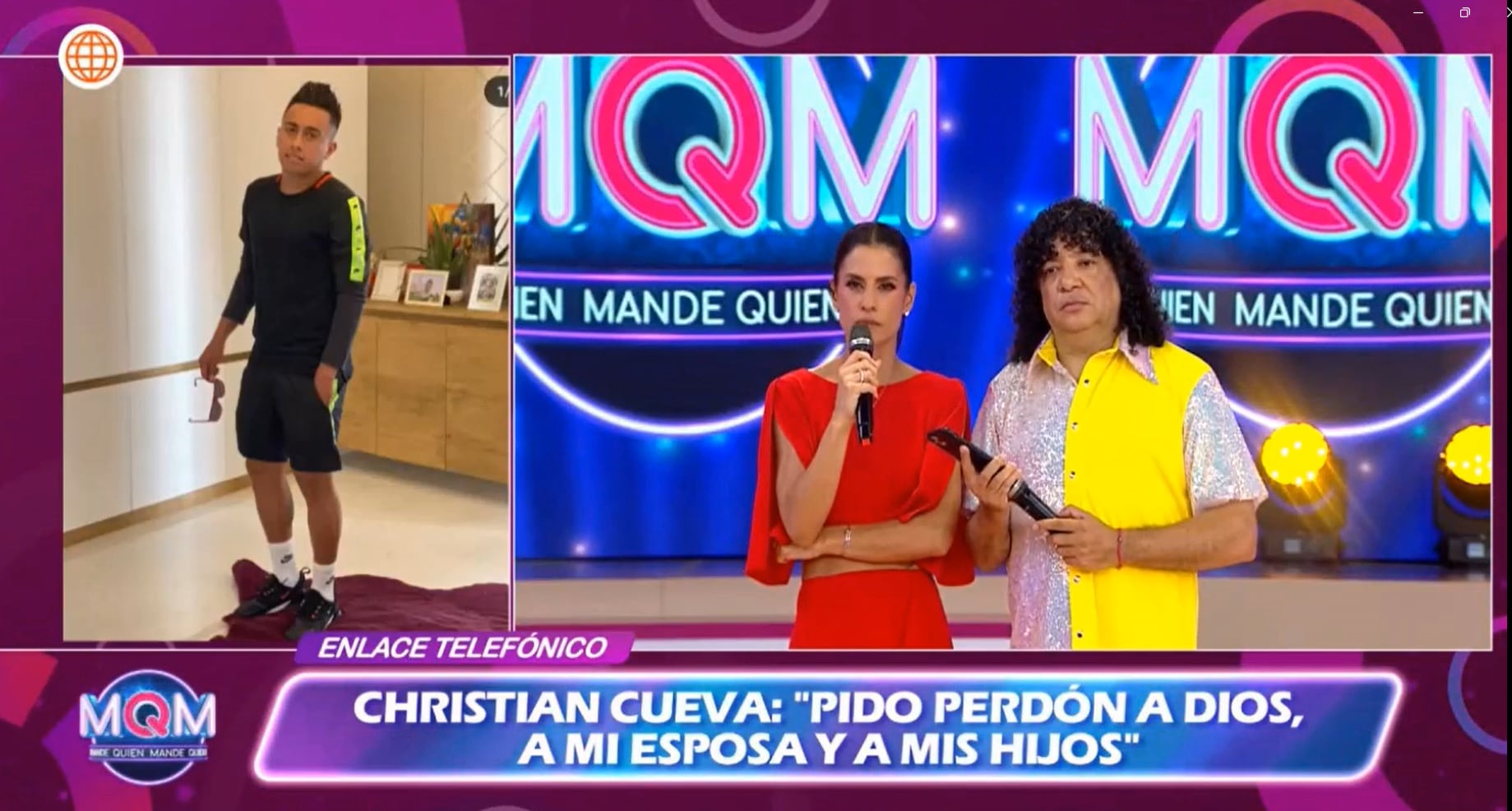 Christian Cueva niega haber amenazado a Christian Domínguez por Pamela Franco: