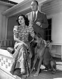 Hedy Lamarr con Friederich Mandl