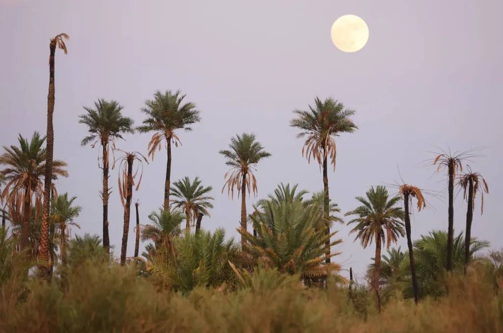 La superluna de día que se observó desde California (EUA)
