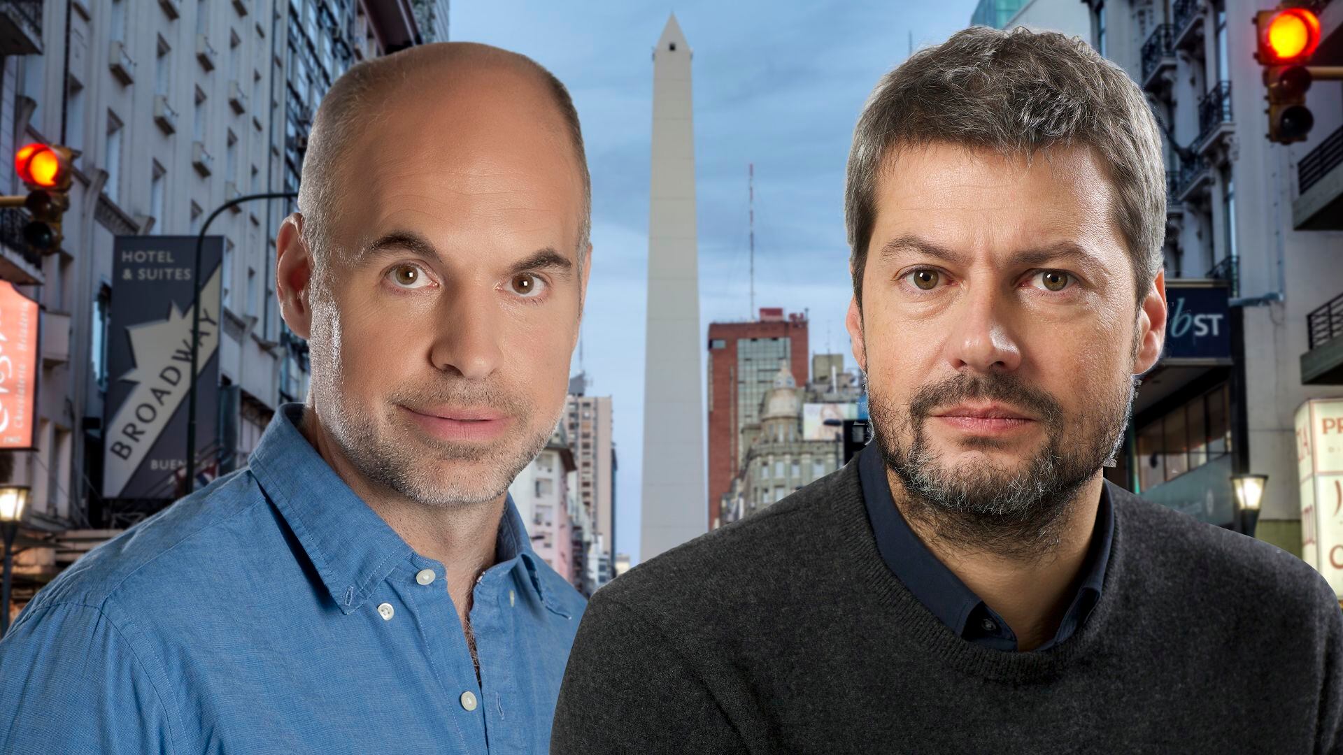 Horacio Rodríguez Larreta y Matías Lammens, los dos principales candidatos en la ciudad de Buenos Aires.