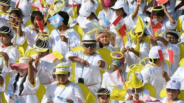 La gente de Trujillo recibió al Papa con afecto (AFP)
