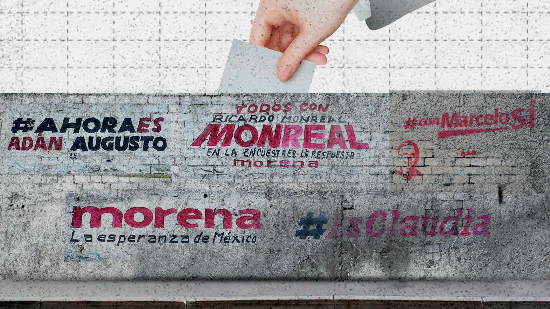 La CDMX y el Edomex se llenan de propaganda de las corcholatas (Infobae México/Jesús Abraham Avilés Ortiz)