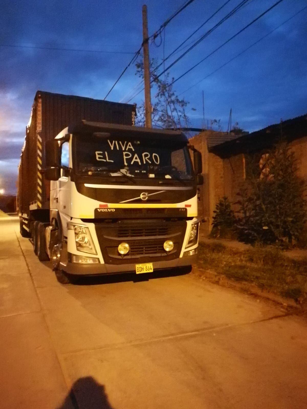 Paro de transportistas en el Perú