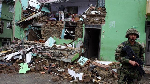 Terremoto en Quetame (24 de mayo del 2008).