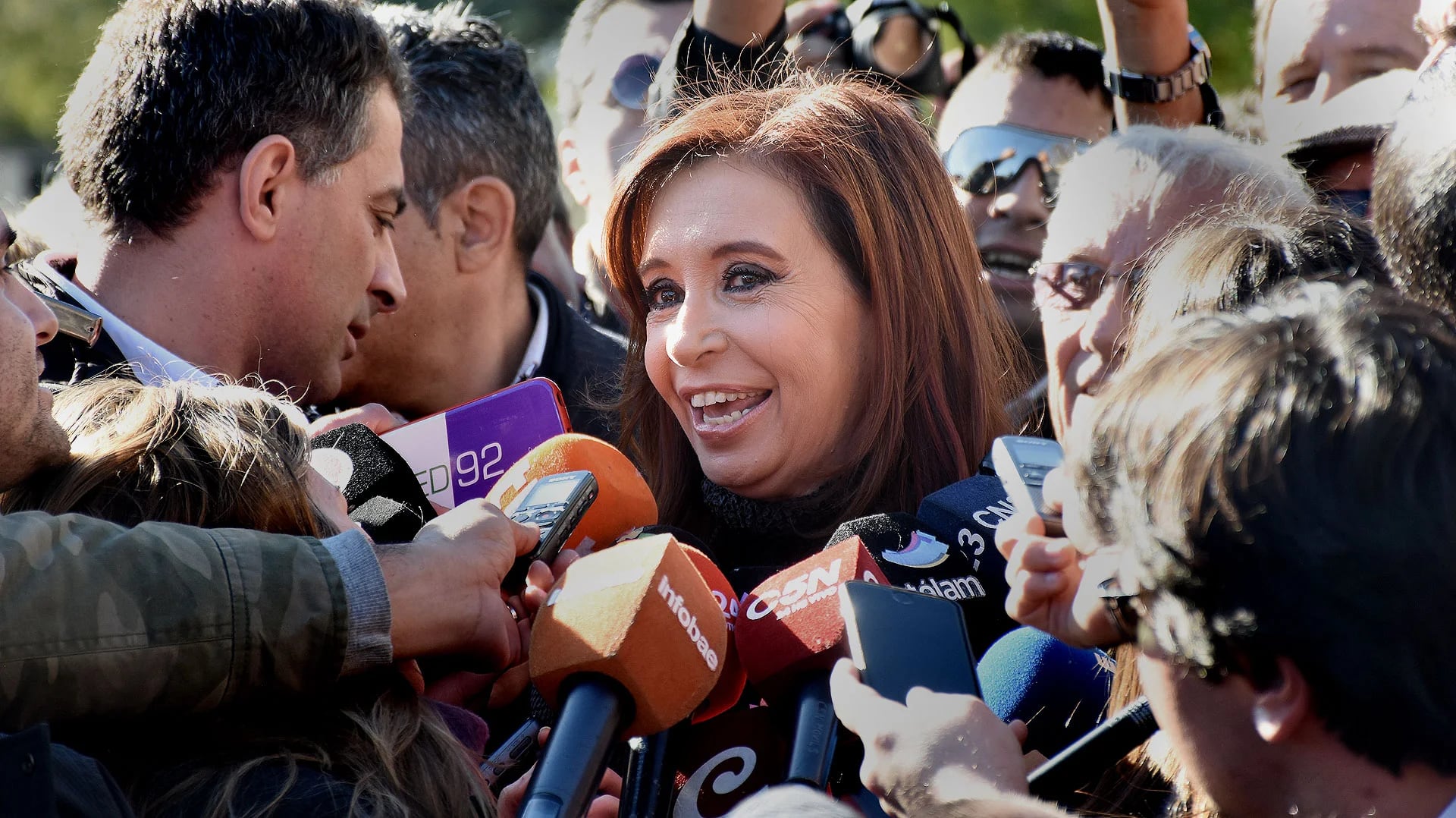Cristina Elisabet Kirchner apuntó contra Margarita Stolbizer (Nicolás Stulberg)