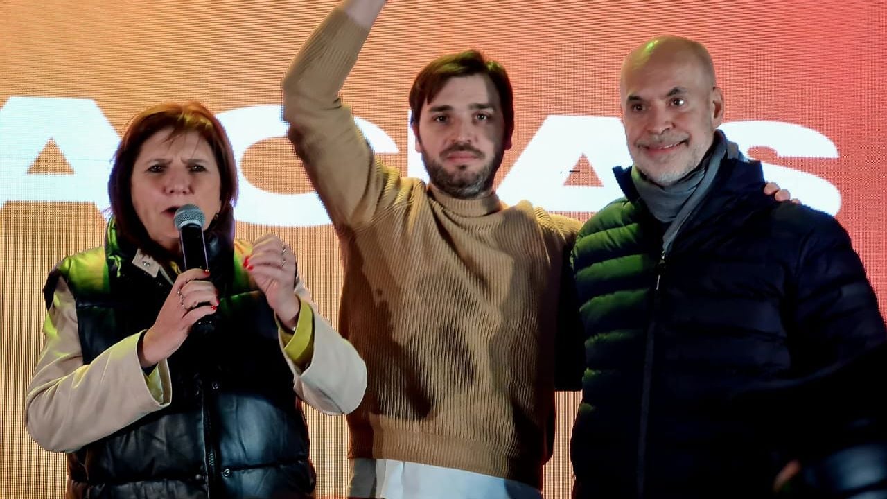 Ignacio Torres, Rodríguez Larreta y Bullrich elecciones Chubut