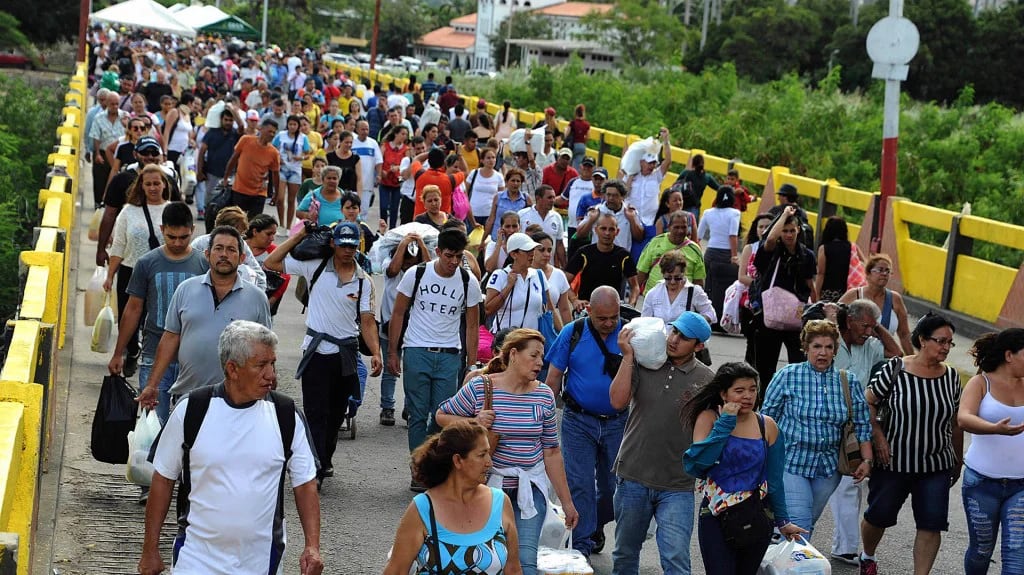 El domingo pasado llegaron en masa a Colombia (AFP)