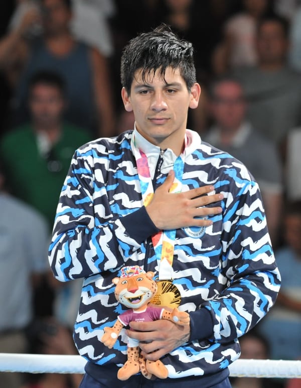 El último oro argentino fue obra del boxeador Brian Arregui (Prensa COA)