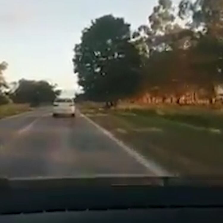 Captura del video en los momentos previos al accidente