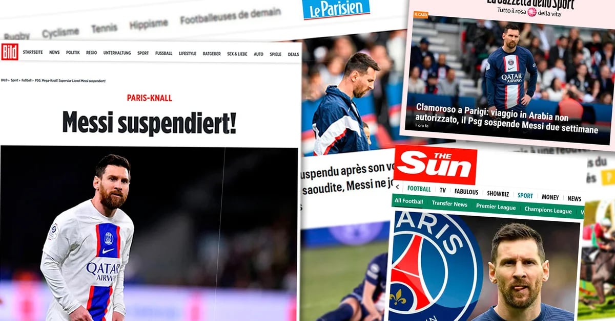 “Tensione estrema”, “punizione” e “grave errore”: così i media internazionali hanno riportato il commento rivolto dal Paris Saint-Germain a Messi.