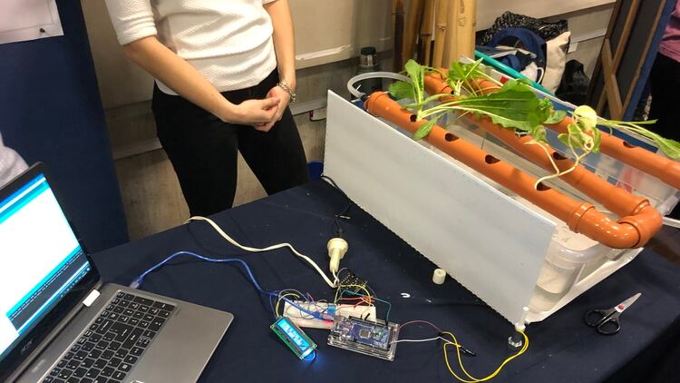 El proyecto de Hidroponia con un sistema arduino