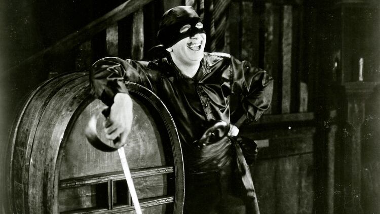 Douglas Fairbanks, el primer intérprete de El Zorro