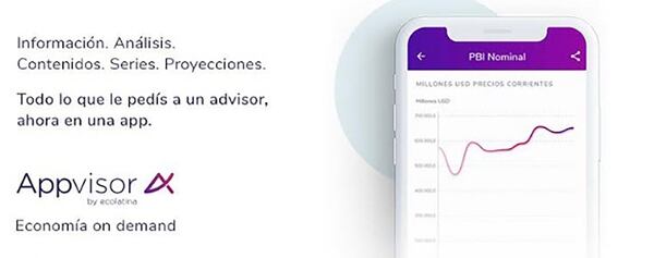 Appvisor de Ecolatina. La consultora macroeconÃ³mica es la primera del sector en comenzar a insertarse en el mundo de las apps