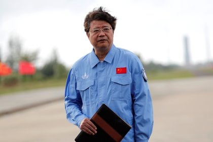 Pei Zhaoyu, director adjunto del organismo encargado de la exploración lunar en la CNSA. (REUTERS/Tingshu Wang)