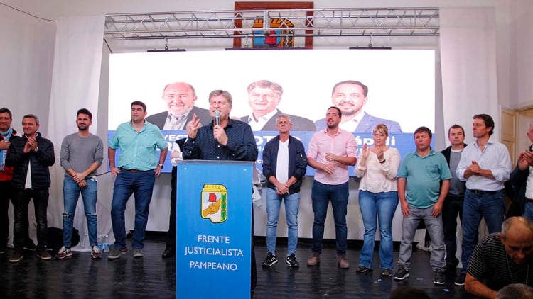 El Frente Justicialista Pampeano se impuso con el 52% de los votos (Télam)