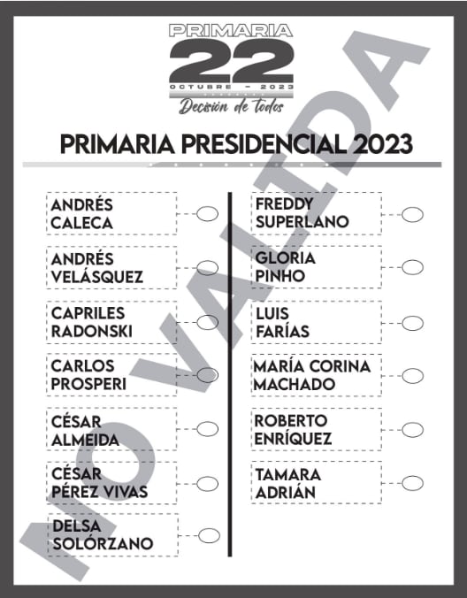 Henrique Capriles Radonski y Freddy Superlano se retiraron de la contienda electoral. (CNP)