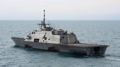 El USS Detroit, buque de combate litoral de la clase Freedom