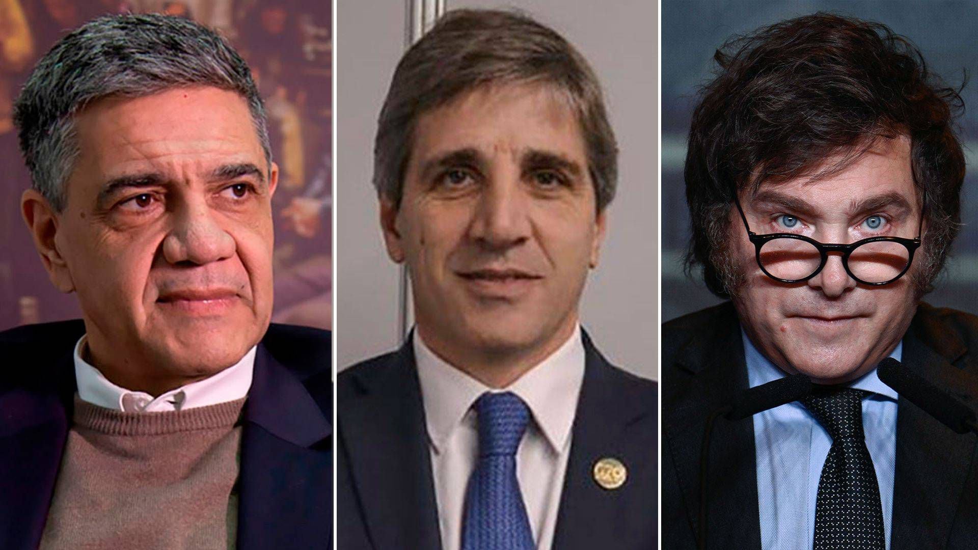 Jorge Macri, Luis Caputo y Milei
