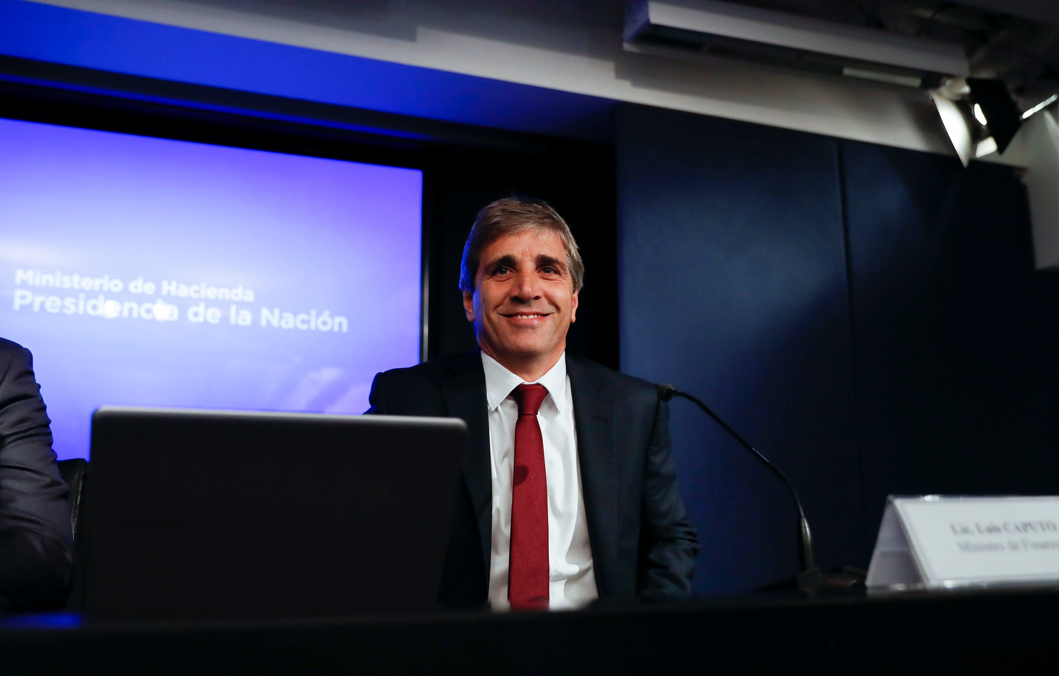 Foto de archivo del ministro argentino de Economía, Luis Caputo. EFE/David Fernández

