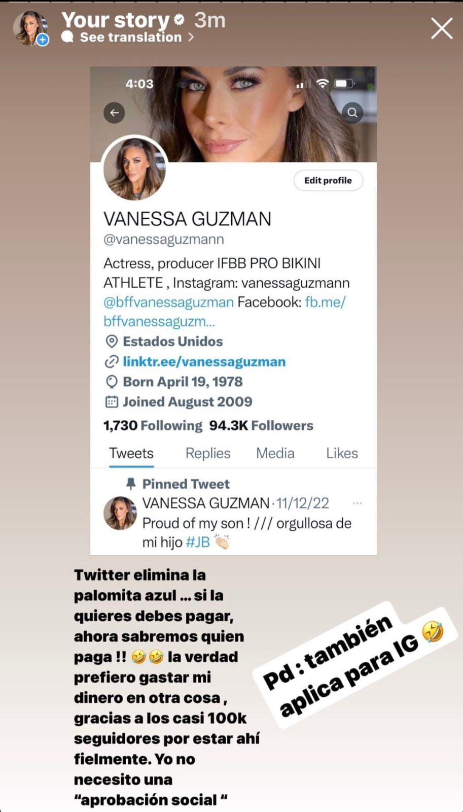 Vanessa Guzmán Twitter (instagram/vanessaguzmann)