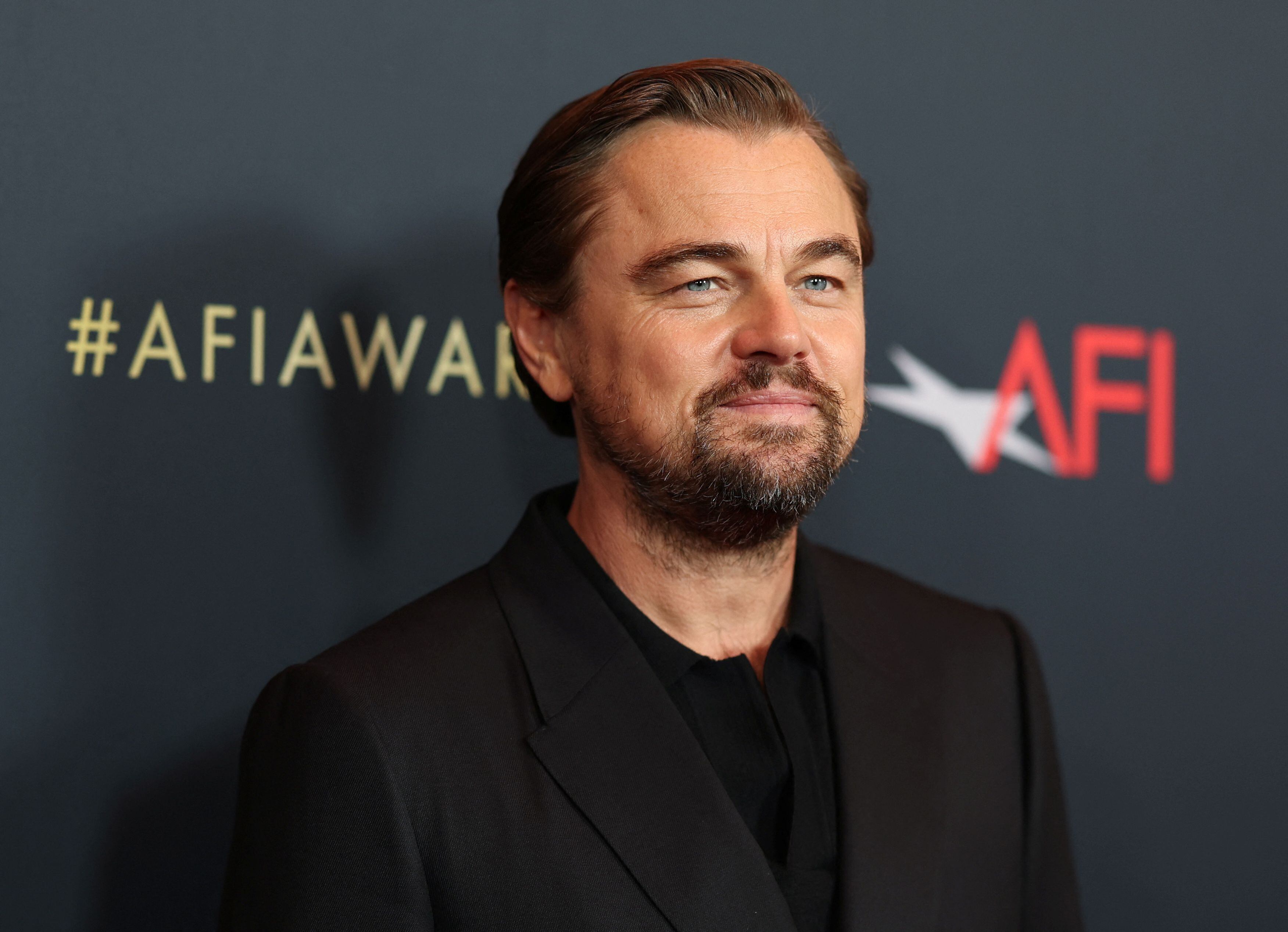 Leonardo DiCaprio attends the AFI (American Film Institute) Awards Luncheon in Los Angeles, California, U.S., January 12, 2024. REUTERS/Mario Anzuoni