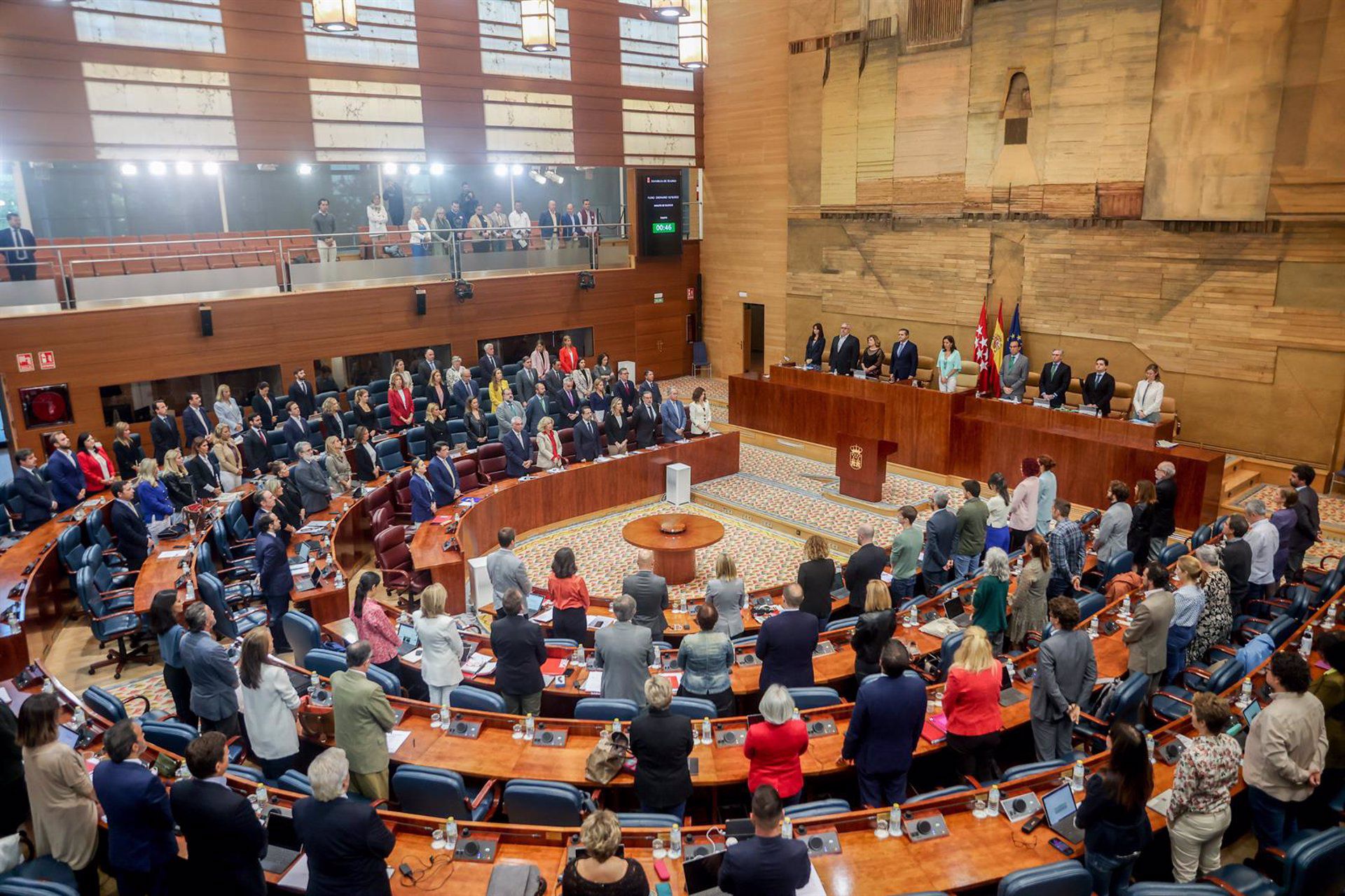 El pleno de la Asamblea de Madrid (Ricardo Rubio - Europa Press)