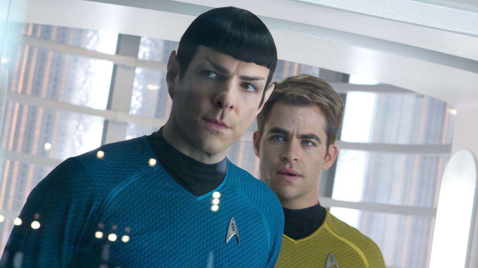 Zachary Quinto interpreta al vulcano Spock, mientras que Chris Pine es el Capitán Kirk (Foto: archivo)
