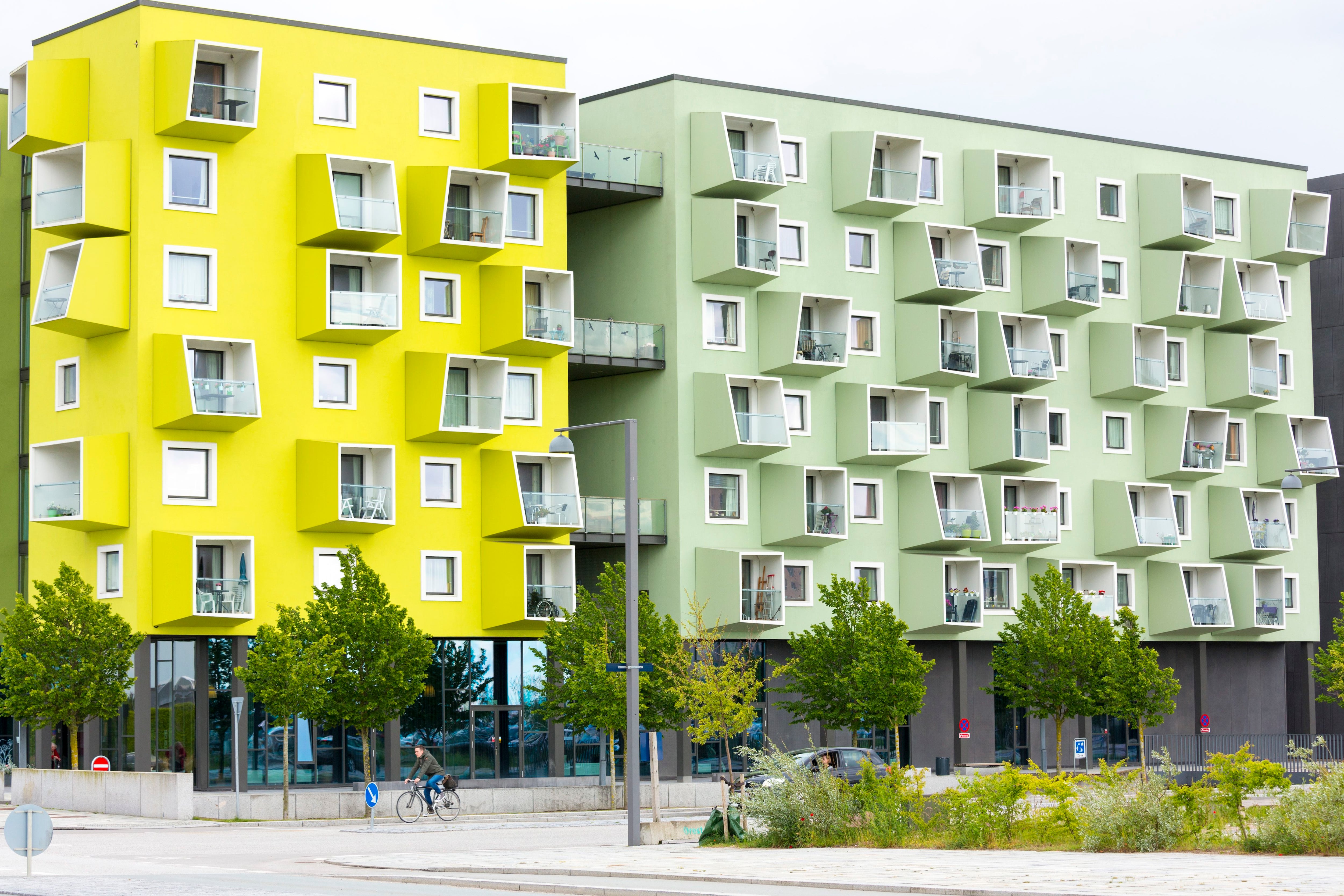 Ørestad is a neighborhood frequently visited by lovers of contemporary architecture (Photo by Tim Graham/Getty Images)