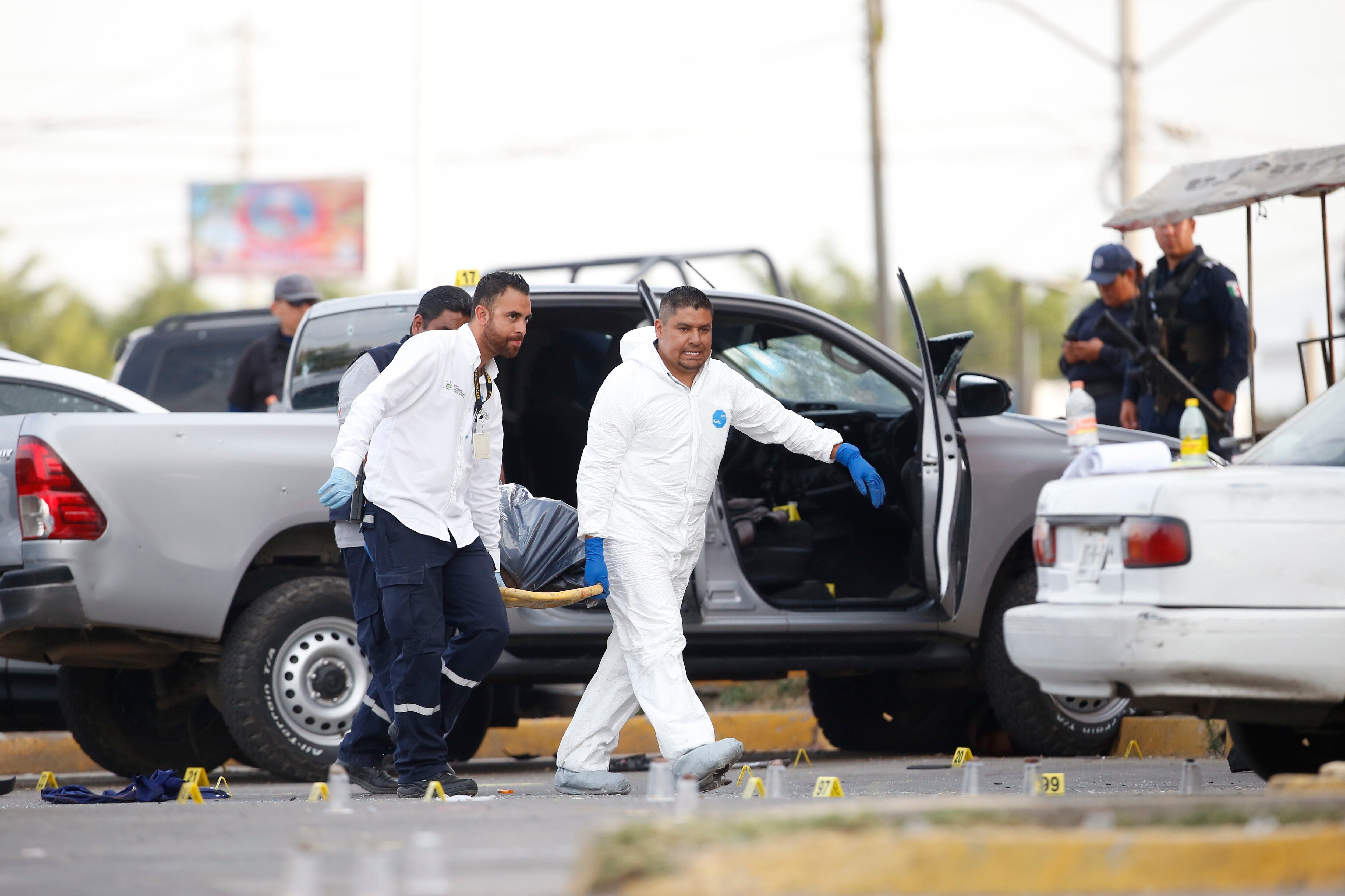 Escena de un crimen en Guanajuato. EFE/Archivo
