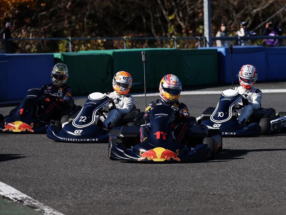 La lección que Checo Pérez le dio a Verstappen en una carrera de karting -  Infobae