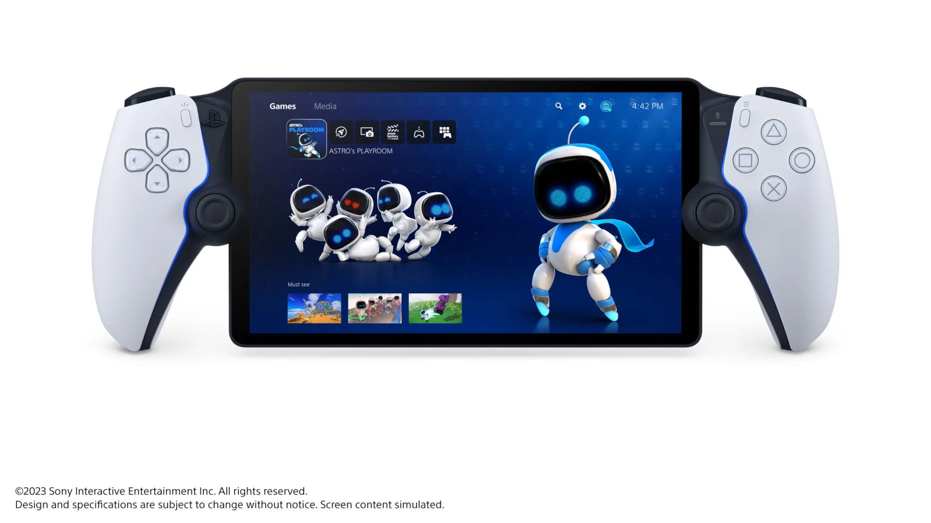 Sony presenta el PlayStation Portal Remote Player, un dispositivo pensado para juego remoto