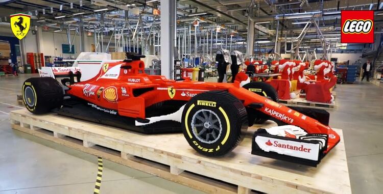 El monoposto de Ferrari utilizado en la temporada 2017 de la Fórmula Uno