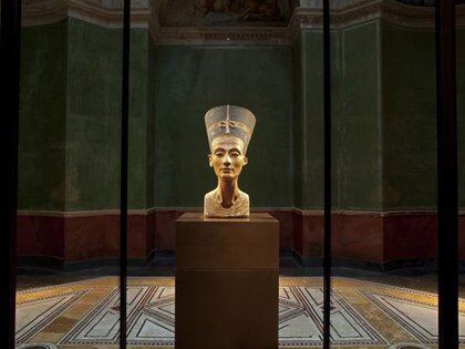 El Busto de Nefertiti se encuentra en el Museo Egipcio de Berlín (Sandra Steiß)