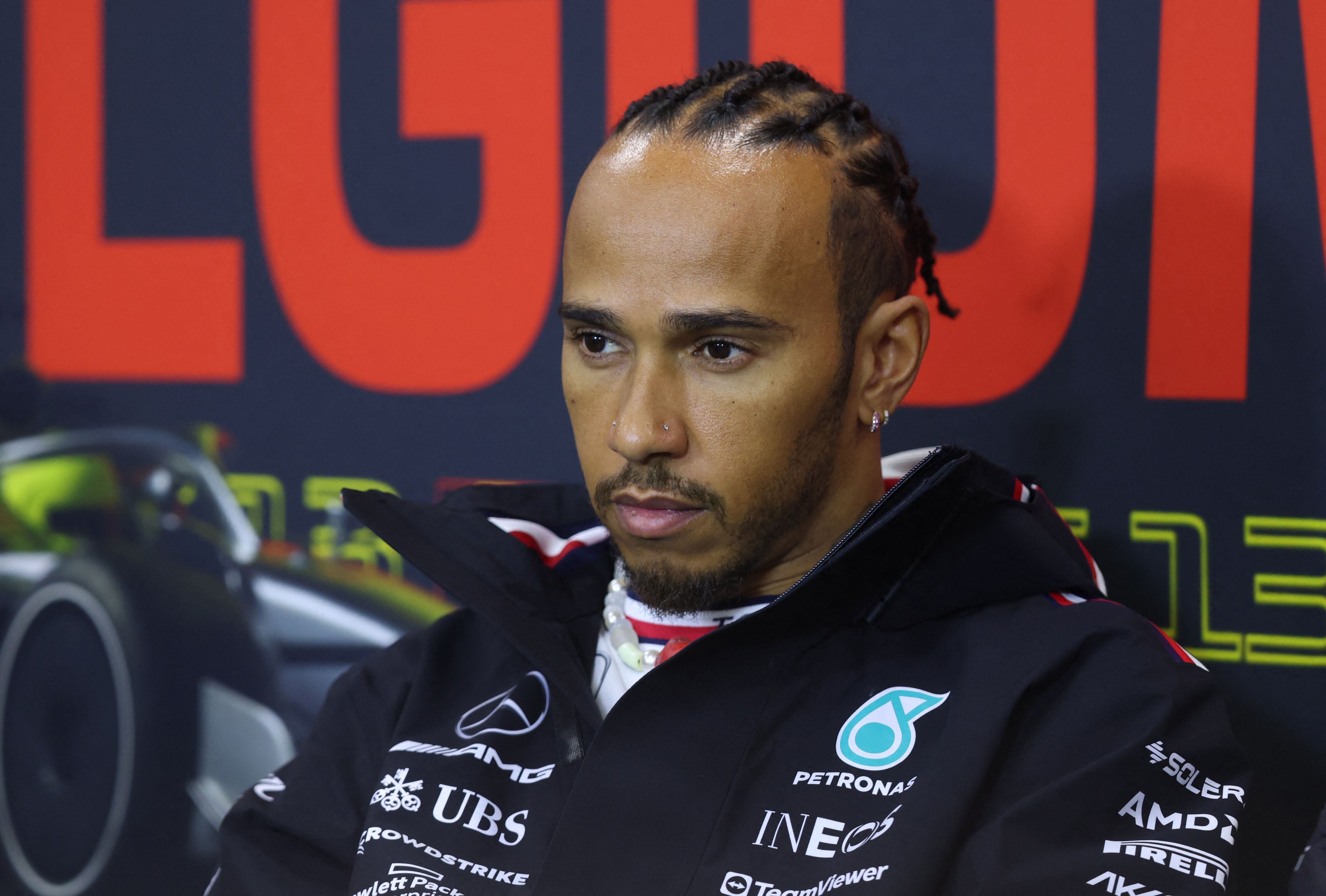 Lewis Hamilton no se mostró preocupado (REUTERS/Johanna Geron)