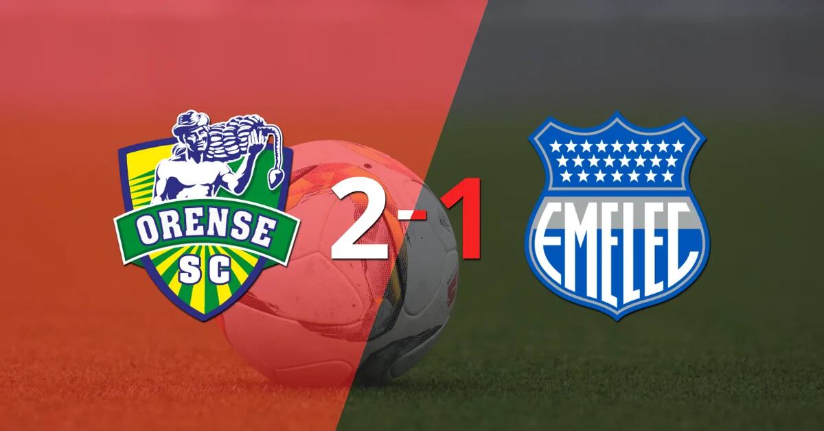 Orense picked up a 2-1 win at home against Emelec