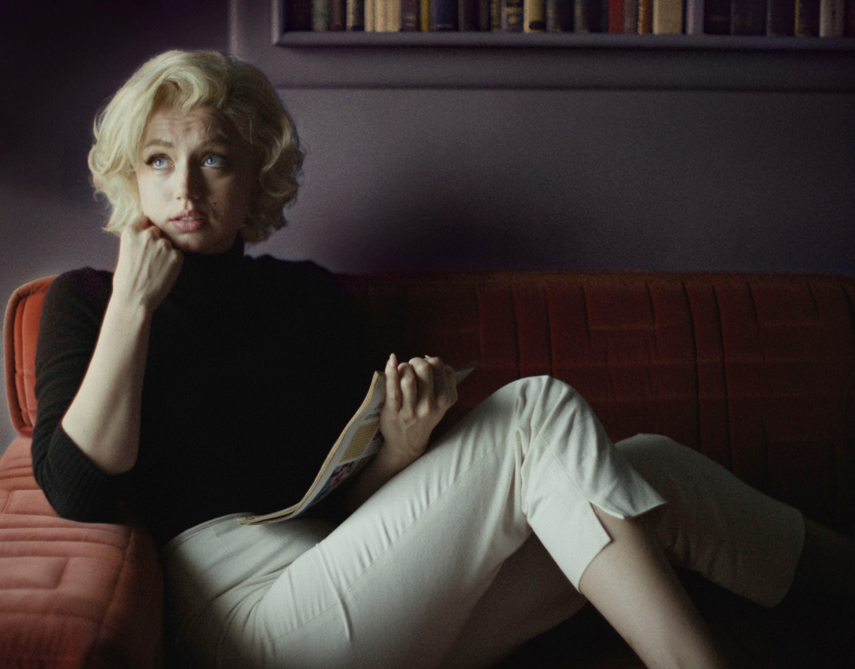 Ana de Armas en el papel Marilyn Monroe en "Blonde" (Foto: Netflix vía AP)