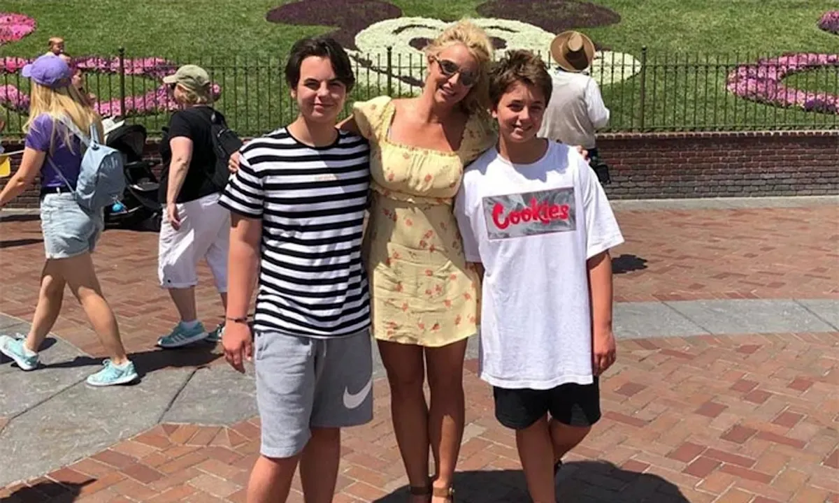 La relación de Britney Spears con sus hijos ha sido muy complicada 