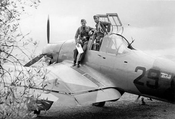 Primera versión del Stuka, era el Junkers J 87 A