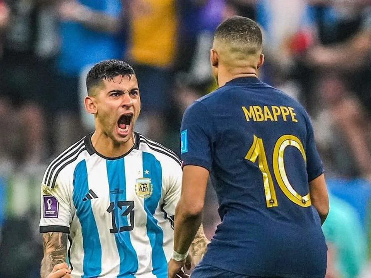 Cuti Romero explicó por qué le gritó el gol en la cara a Mbappé durante la final del Mundial entre Argentina y Francia - Infobae