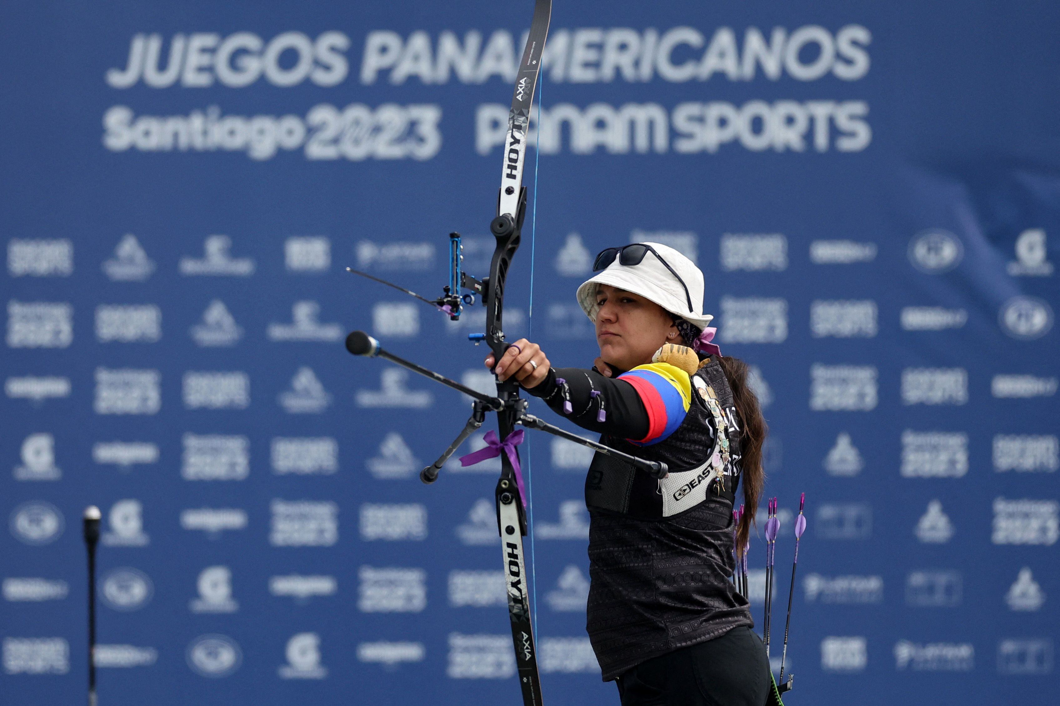 Ana María Rendón fue semifinalista en los Panamericanos 2023 y así fue como clasificó a París 2024 - crédito Pilar Olivares/REUTERS