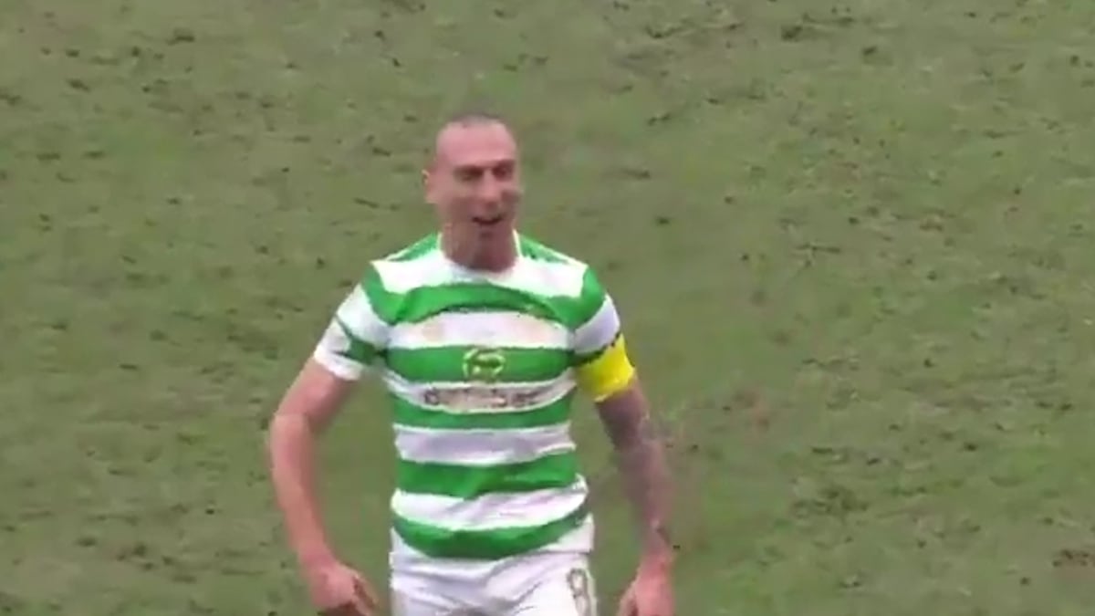 La increíble e inesperada reacción del capitán del Celtic tras recibir dos violentas patadas