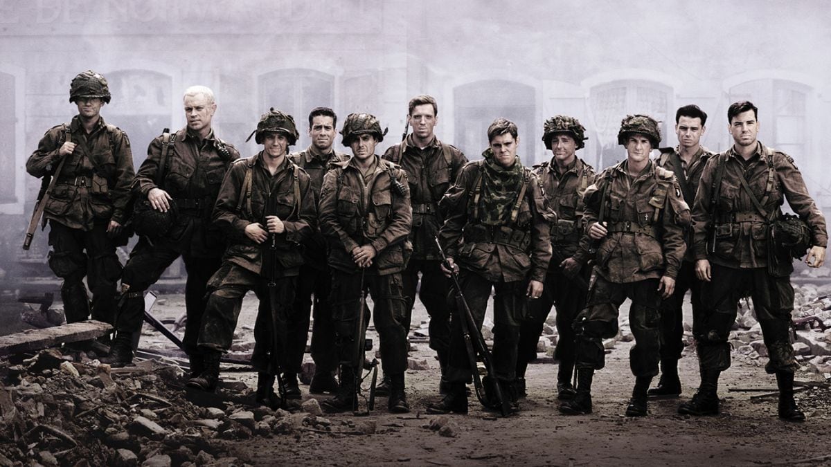 La Compañía Easy del 506º Regimiento, la unidad de paracaidistas en la que se centra la serie. (Créditos: Netflix)