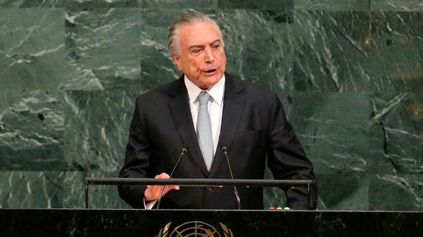 Michel Temer en la ONU (Reuters)