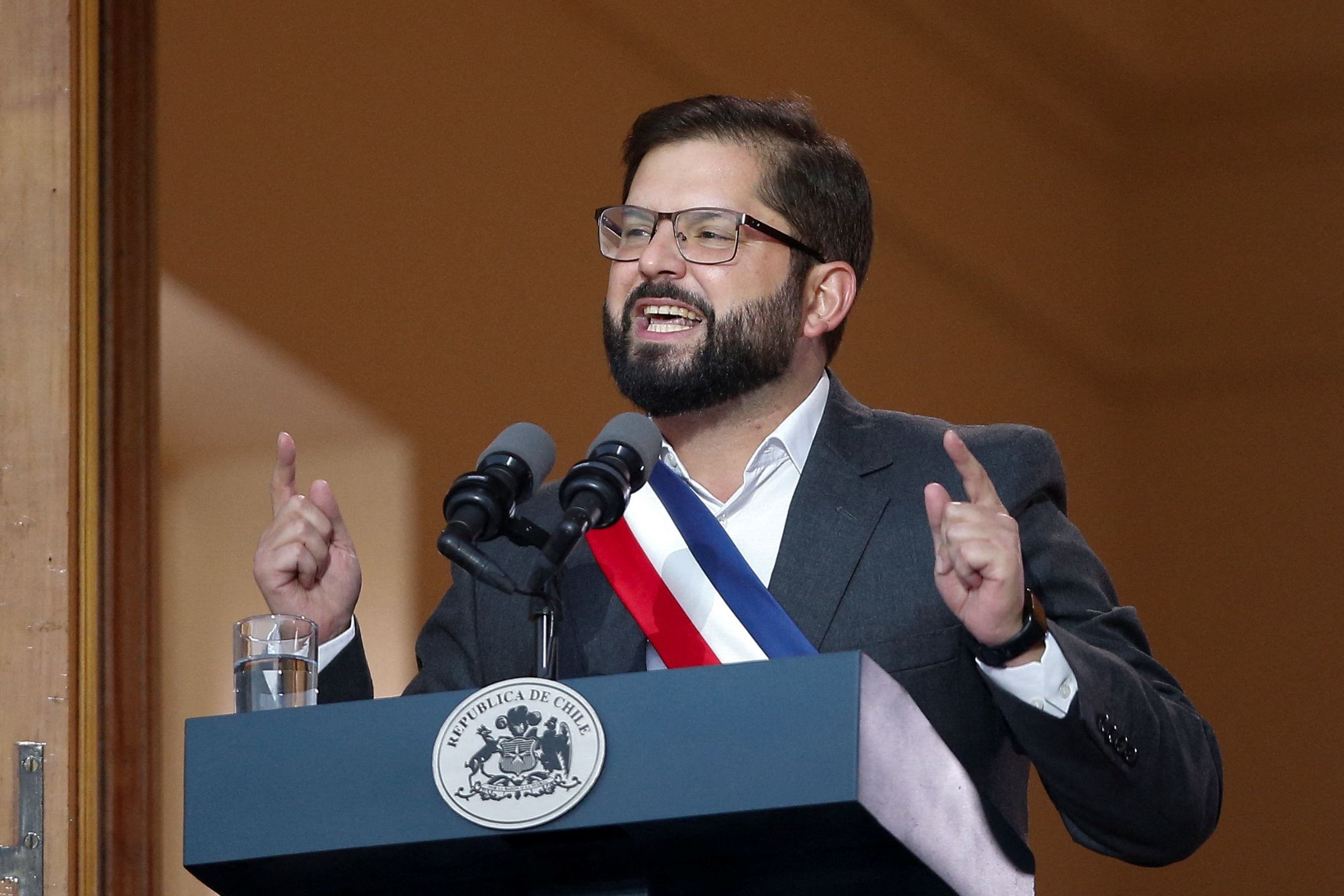 El presidente de Chile, Gabriel Boric  