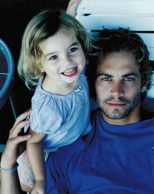 Paul Walker con su hija
