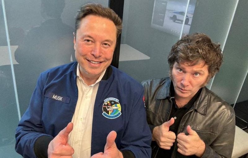 Javier Milei y Elon Musk se reunirán en Los Ángeles y hablarán sobre temas vinculados a inversiones e Inteligencia Artificial (Foto: X)