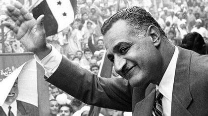 El presidente egipcio Gamal Abdel Nasser que decretó la nacionalización del Canal de Suez.