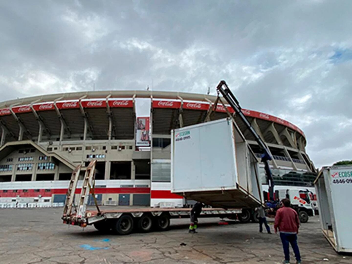 But de foot à 11 mobile River Plate Maracana - Metalu Plast